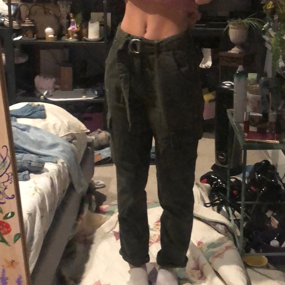 Pacsun Army Green Cargo Pants